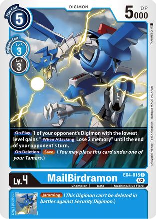 MailBirdramon [EX4-018] [Alternative Being Booster] - Trinity Hobby