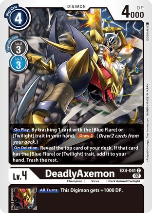 DeadlyAxemon [EX4-041] [Alternative Being Booster] - Trinity Hobby