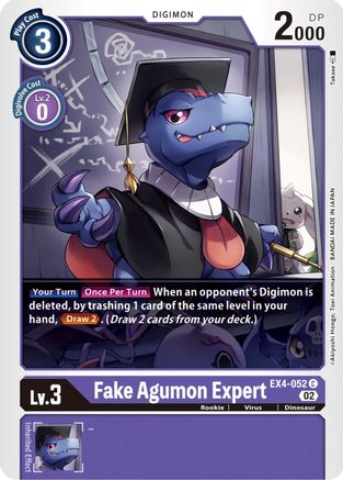 Fake Agumon Expert [EX4-052] [Alternative Being Booster] - Trinity Hobby