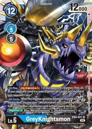GreyKnightsmon (EX4-021) - [Alternative Being Booster] Foil - Trinity Hobby