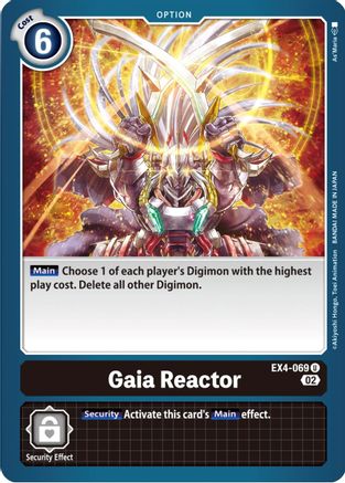Gaia Reactor [EX4-069] [Alternative Being Booster] - Trinity Hobby