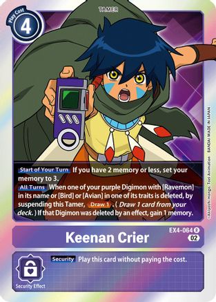 Keenan Crier [EX4-064] [Alternative Being Booster] - Trinity Hobby