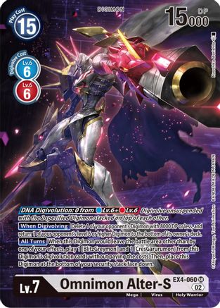 Omnimon Alter-S [EX4-060] (Borderless Alternate Art) [Alternative Being Booster] - Trinity Hobby
