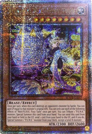 Noh-P.U.N.K. Foxy Tune [BLMR-EN063] Quarter Century Secret Rare - Trinity Hobby