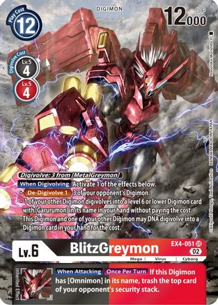 BlitzGreymon [EX4-051] (Alternate Art) [Alternative Being Booster] - Trinity Hobby