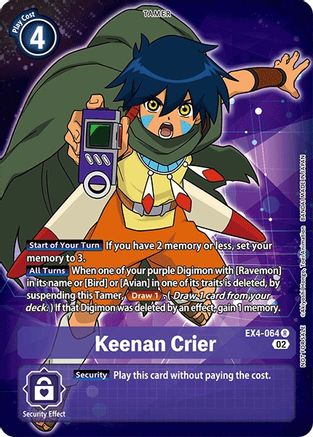 Keenan Crier [EX4-064] (Alternate Art) [Alternative Being Booster] - Trinity Hobby