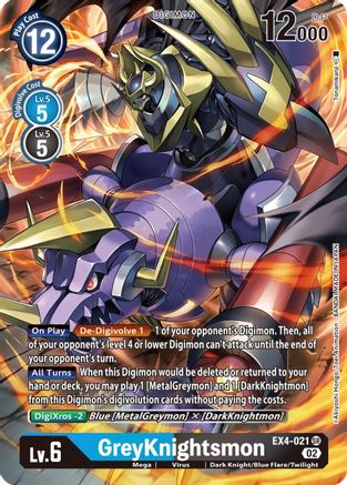 GreyKnightsmon (Alternate Art) (EX4-021) - [Alternative Being Booster] Foil - Trinity Hobby
