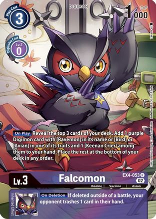 Falcomon [EX4-053] (Alternate Art) [Alternative Being Booster] - Trinity Hobby