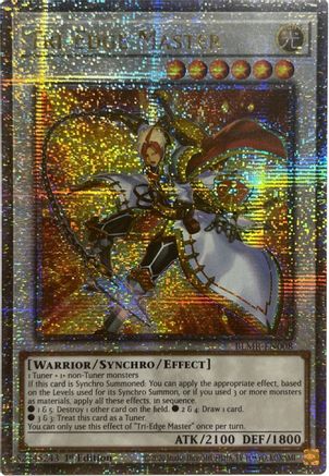 Tri-Edge Master [BLMR-EN008] Quarter Century Secret Rare - Trinity Hobby