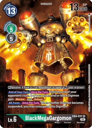 BlackMegaGargomon [EX4-037] (Alternate Art) [Alternative Being Booster] - Trinity Hobby