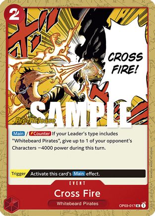 Cross Fire (OP03-017) - [Pillars of Strength Pre-Release Cards]