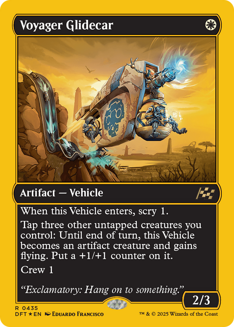 Voyager Glidecar (First-Place Foil) [Aetherdrift] - Trinity Hobby