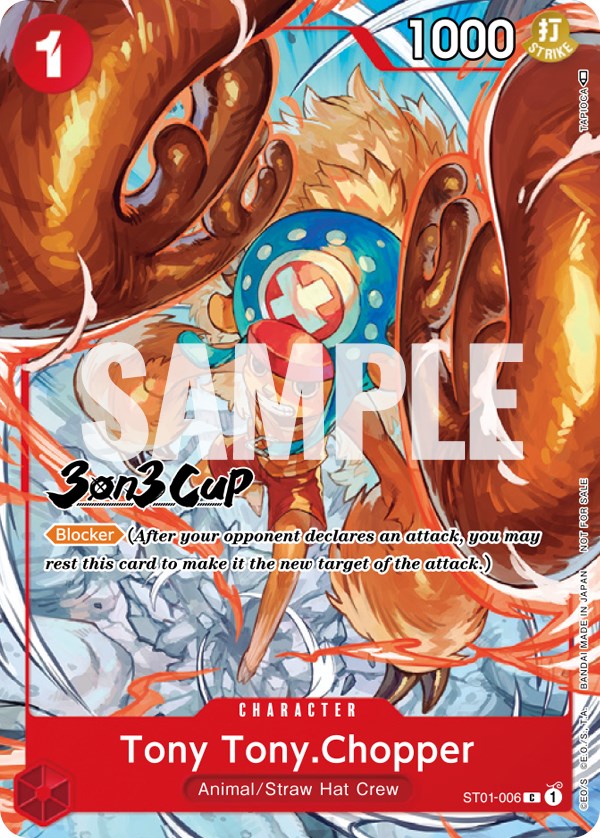 Tony Tony.Chopper (3-on-3 Cup) [Participant] (ST01-006) - [One Piece Promotion Cards] - Trinity Hobby