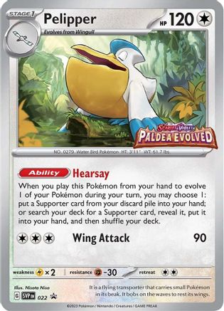 Pelipper (022) [Scarlet & Violet: Black Star Promos] - Trinity Hobby