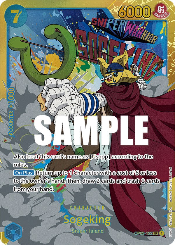 Sogeking (OP03-122) - [Pillars of Strength] Foil - Trinity Hobby