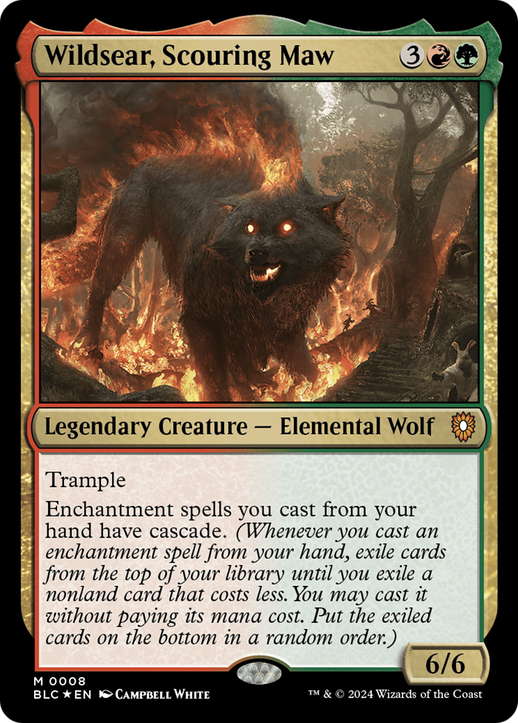 Wildsear, Scouring Maw [Bloomburrow Commander] - Trinity Hobby