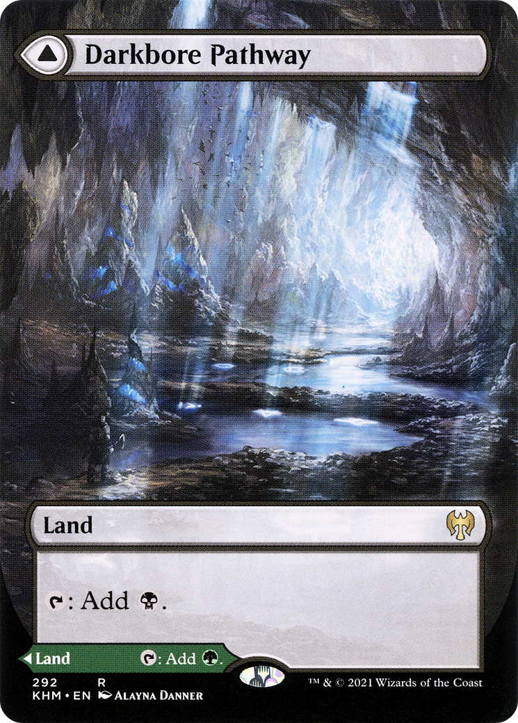 Darkbore Pathway // Slitherbore Pathway (Borderless Alternate Art) [Kaldheim] - Trinity Hobby