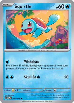 Squirtle (007/165) [Scarlet & Violet 151] - Trinity Hobby