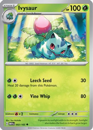 Ivysaur (002/165) [Scarlet & Violet 151] - Trinity Hobby
