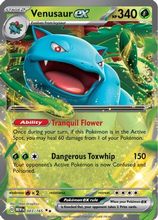 Venusaur ex (003/165) [Scarlet & Violet 151] - Trinity Hobby