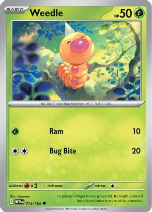 Weedle (013/165) [Scarlet & Violet 151] - Trinity Hobby