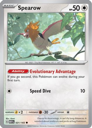 Spearow (021/165) [Scarlet & Violet 151] - Trinity Hobby