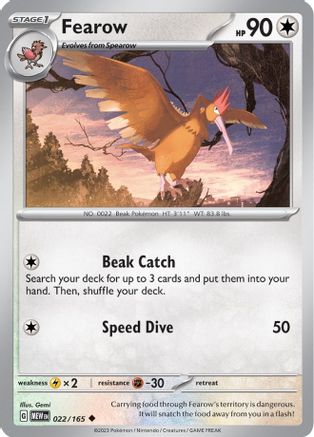 Fearow (022/165) [Scarlet & Violet 151] - Trinity Hobby