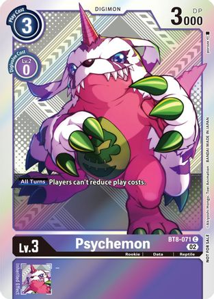Psychemon [BT8-071] (Versus Royal Knight Booster Pre-Release Pack) [New Awakening Promos] - Trinity Hobby