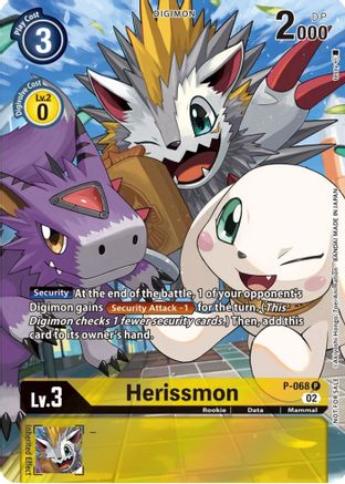 Herissmon [P-068] (Official Tournament Pack Vol. 10) [Promotional Cards] - Trinity Hobby
