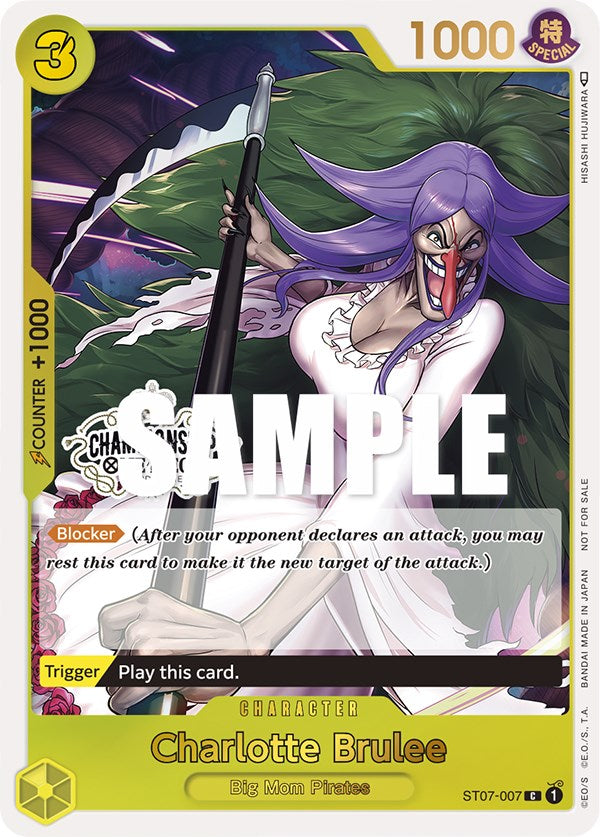 Charlotte Brulee (Store Championship Participation Pack) (ST07-007) - [One Piece Promotion Cards] Foil - Trinity Hobby