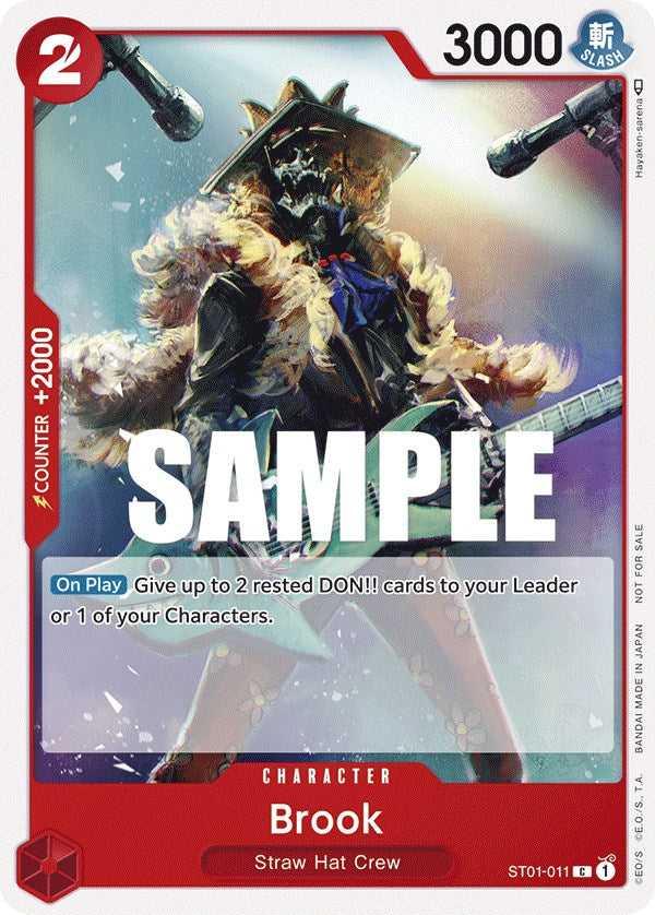 Brook (Tournament Pack Vol. 4) (ST01-011) - [One Piece Promotion Cards] - Trinity Hobby