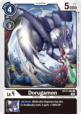 Dorugamon [BT13-066] [Versus Royal Knights Booster] - Trinity Hobby