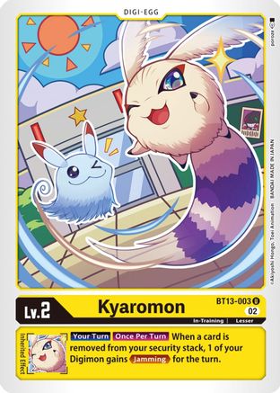 Kyaromon [BT13-003] [Versus Royal Knights Booster] - Trinity Hobby