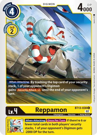 Reppamon [BT13-038] [Versus Royal Knights Booster] - Trinity Hobby