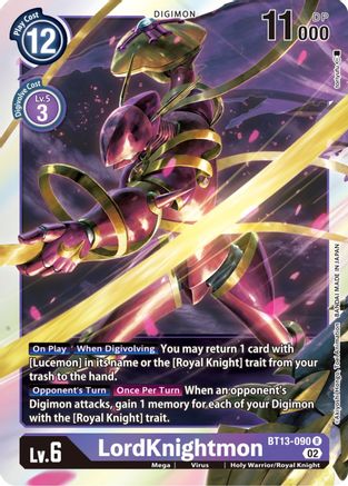 LordKnightmon [BT13-090] [Versus Royal Knights Booster] - Trinity Hobby