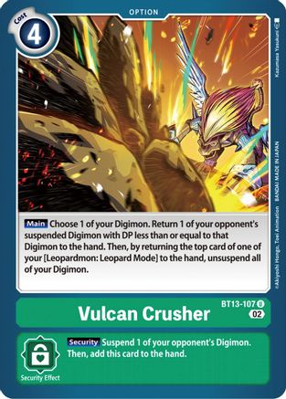 Vulcan Crusher [BT13-107] [Versus Royal Knights Booster] - Trinity Hobby