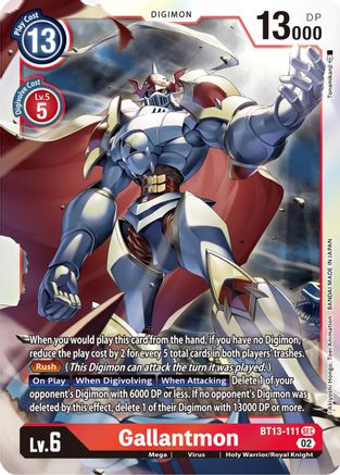 Gallantmon [BT13-111] [Versus Royal Knights Booster] - Trinity Hobby