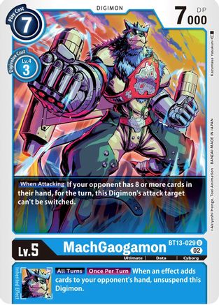 MachGaogamon [BT13-029] [Versus Royal Knights Booster] - Trinity Hobby