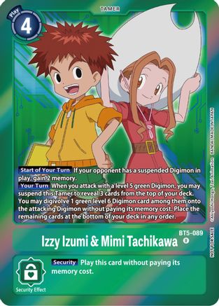Izzy Izumi & Mimi Tachikawa [BT5-089] (Event Pack 5) [Battle of Omni Promos] - Trinity Hobby