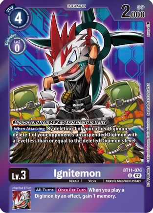 Ignitemon [BT11-076] (Event Pack 5) [Dimensional Phase Promos] - Trinity Hobby
