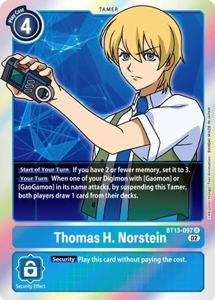 Thomas H. Norstein [BT13-097] [Versus Royal Knights Booster] - Trinity Hobby