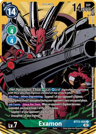 Examon [BT13-059] (Alternate Art) [Versus Royal Knights Booster] - Trinity Hobby
