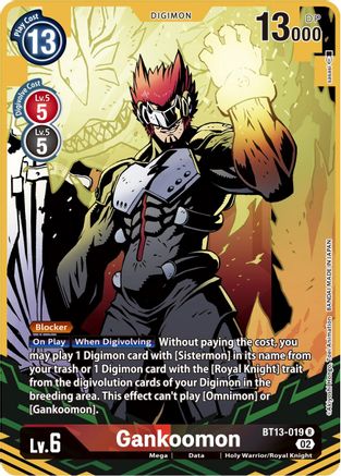 Gankoomon [BT13-019] (Alternate Art) [Versus Royal Knights Booster] - Trinity Hobby
