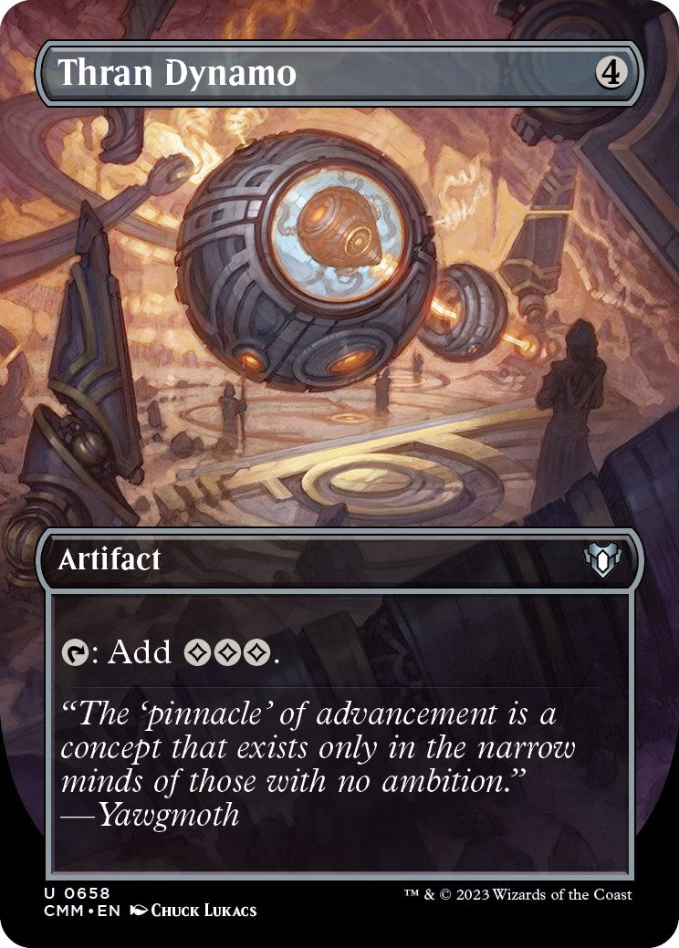 Thran Dynamo (Borderless Alternate Art) [Commander Masters] - Trinity Hobby