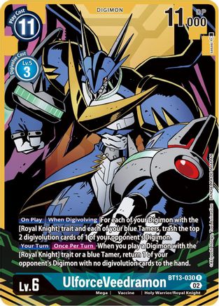 UlforceVeedramon [BT13-030] (Alternate Art) [Versus Royal Knights Booster] - Trinity Hobby