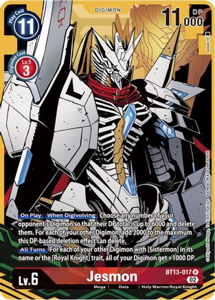Jesmon [BT13-017] (Alternate Art) [Versus Royal Knights Booster] - Trinity Hobby