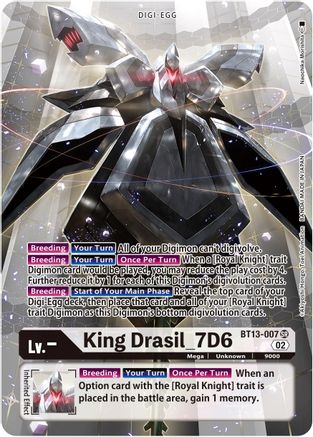 King Drasil_7D6 [BT13-007] (Alternate Art) [Versus Royal Knights Booster] - Trinity Hobby