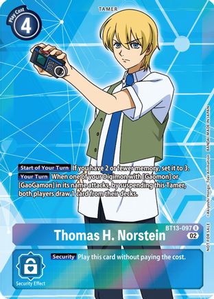 Thomas H. Norstein [BT13-097] (Box Topper) [Versus Royal Knights Booster] - Trinity Hobby