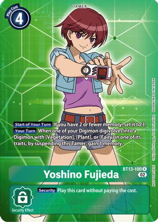 Yoshino Fujieda [BT13-100] (Box Topper) [Versus Royal Knights Booster] - Trinity Hobby