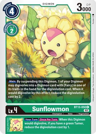 Sunflowmon [BT13-050] [Versus Royal Knights Booster] - Trinity Hobby